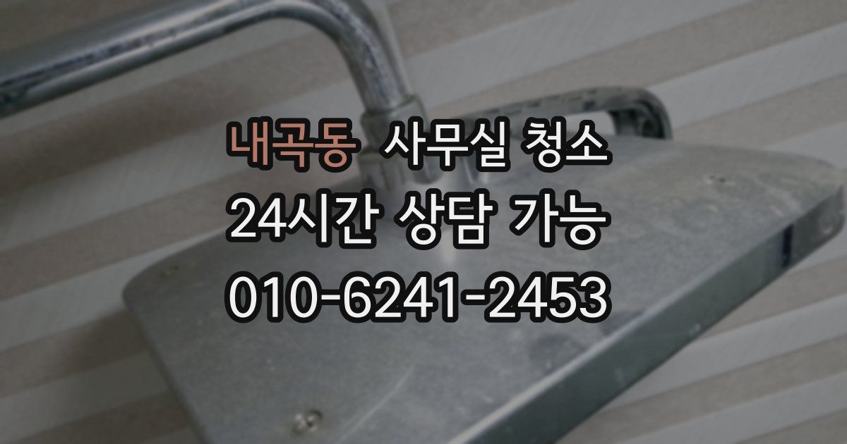 내곡동 사무실 청소