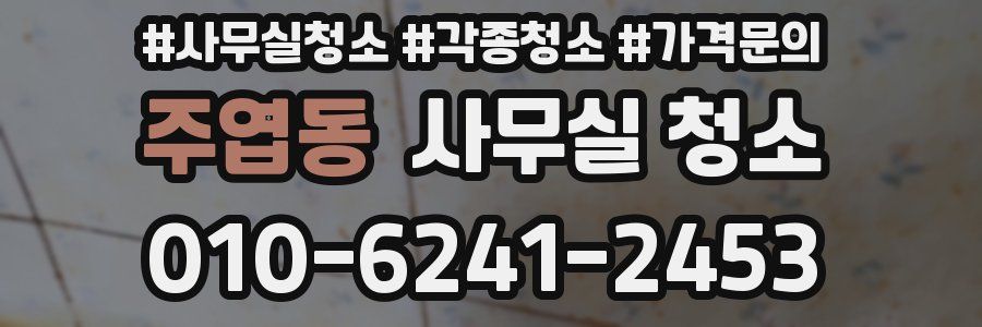 주엽동 사무실 청소