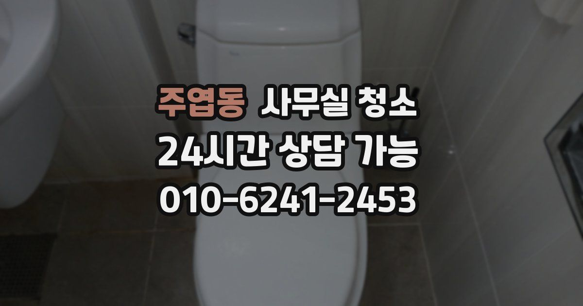 주엽동 사무실 청소