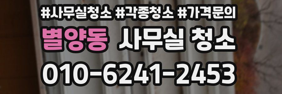 별양동 사무실 청소