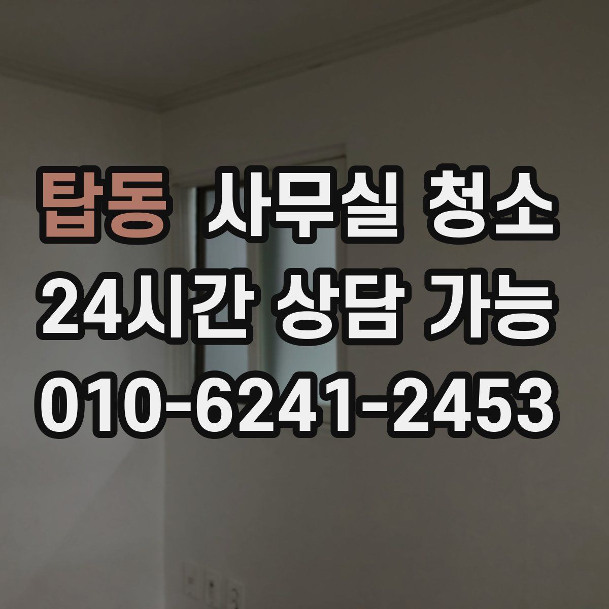 탑동 사무실 청소