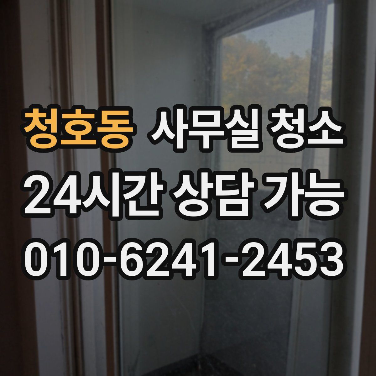 청호동 사무실 청소