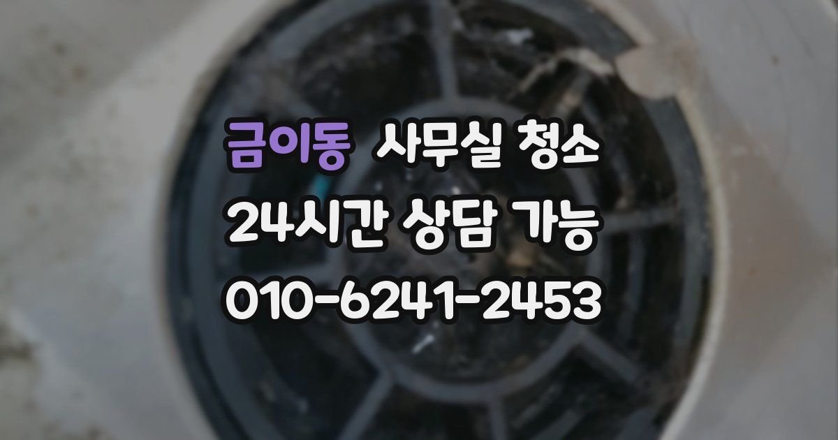 금이동 사무실 청소
