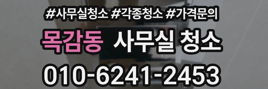목감동 사무실 청소