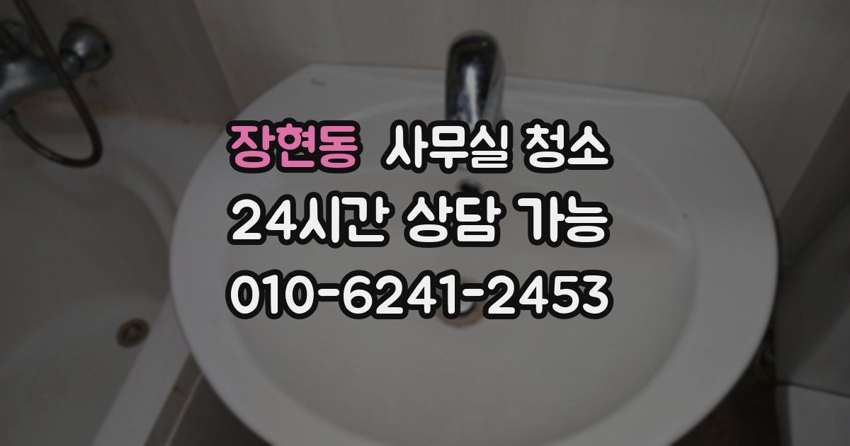 장현동 사무실 청소