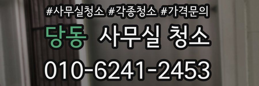 당동 사무실 청소