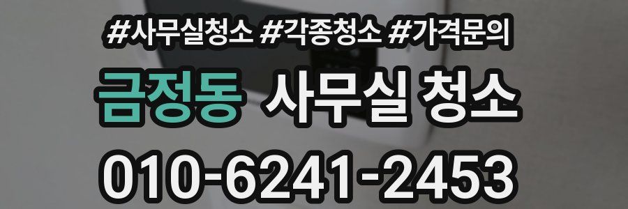 금정동 사무실 청소