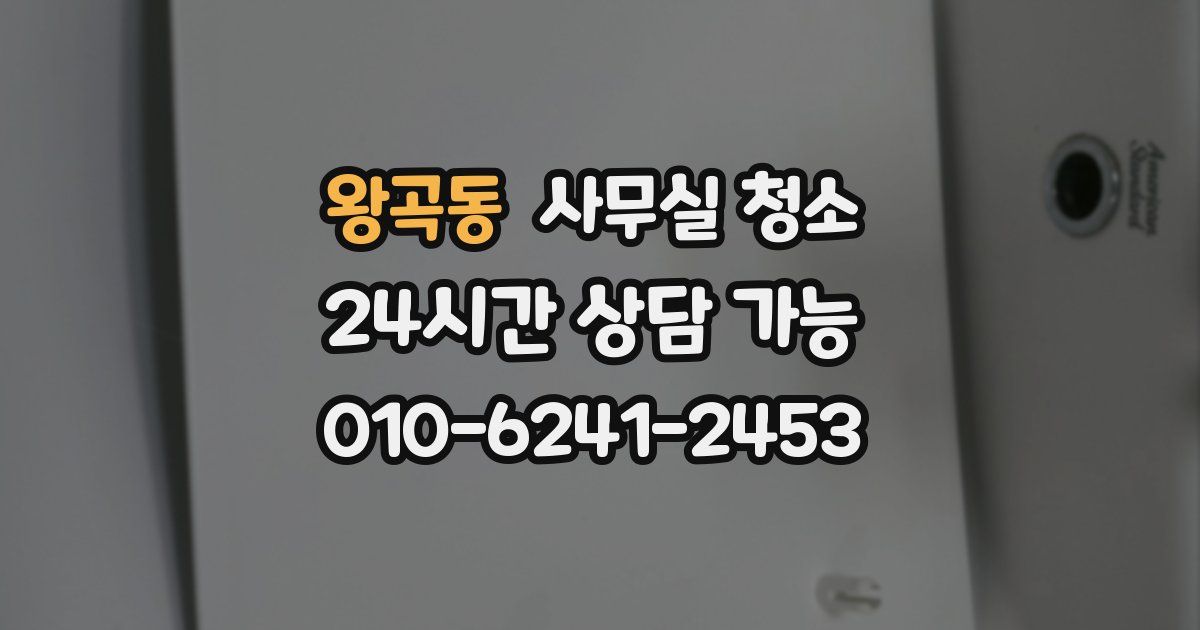 왕곡동 사무실 청소
