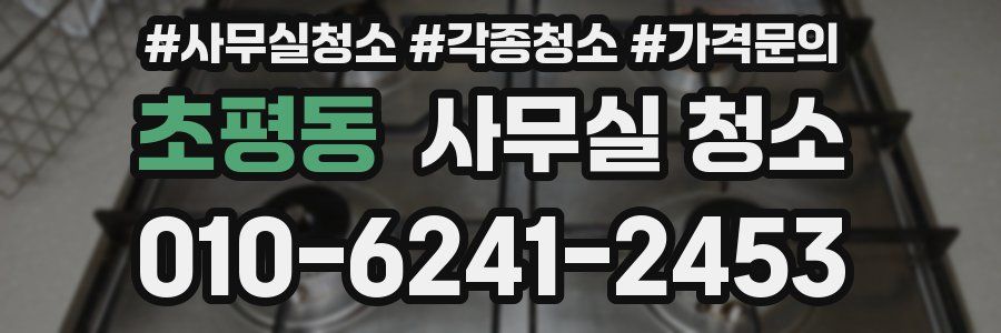 초평동 사무실 청소