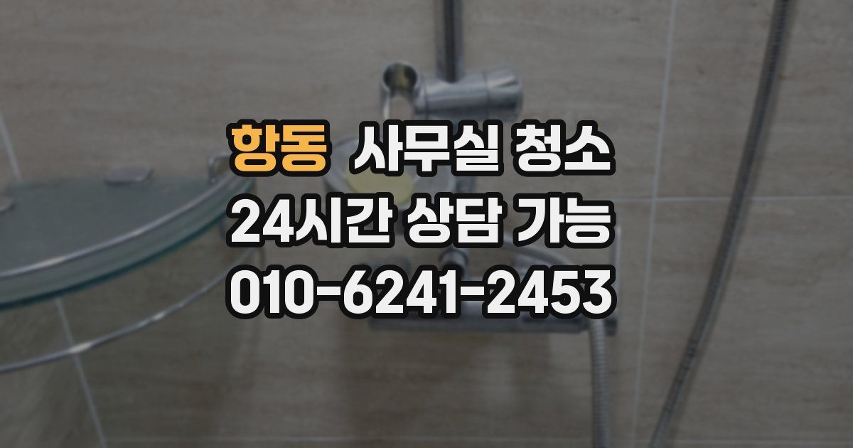 항동 사무실 청소