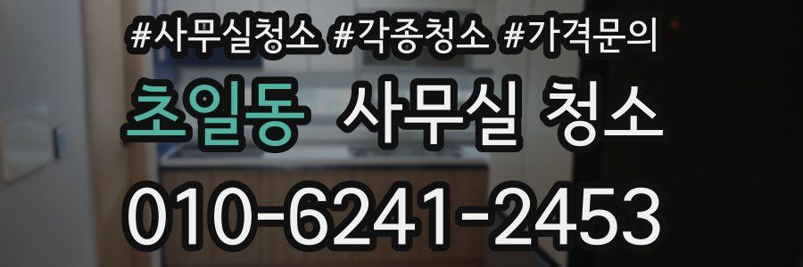 초일동 사무실 청소