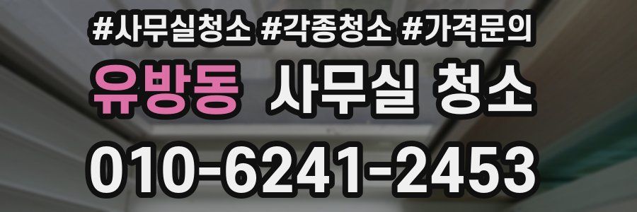 유방동 사무실 청소
