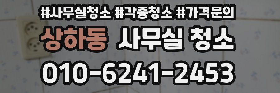 상하동 사무실 청소