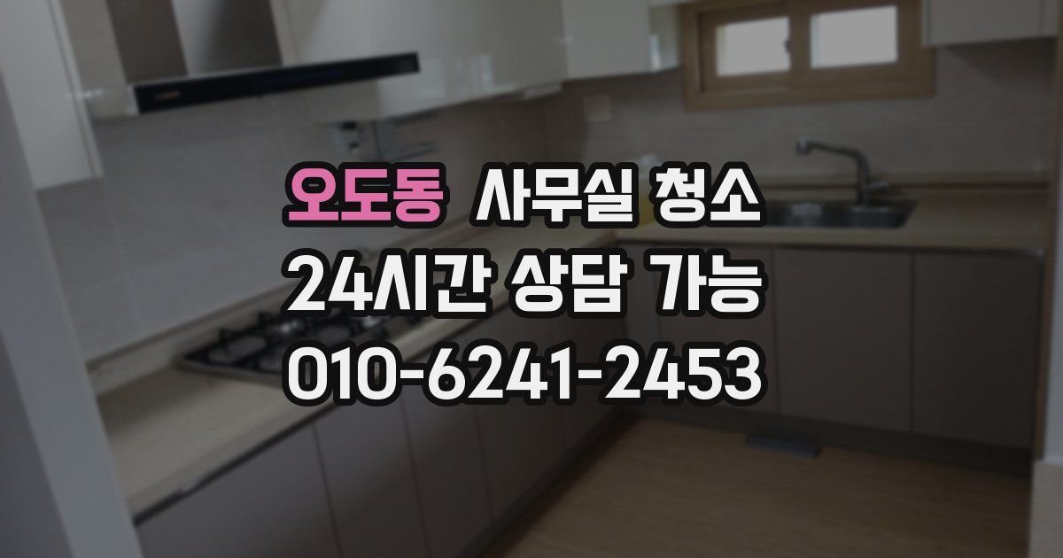 오도동 사무실 청소