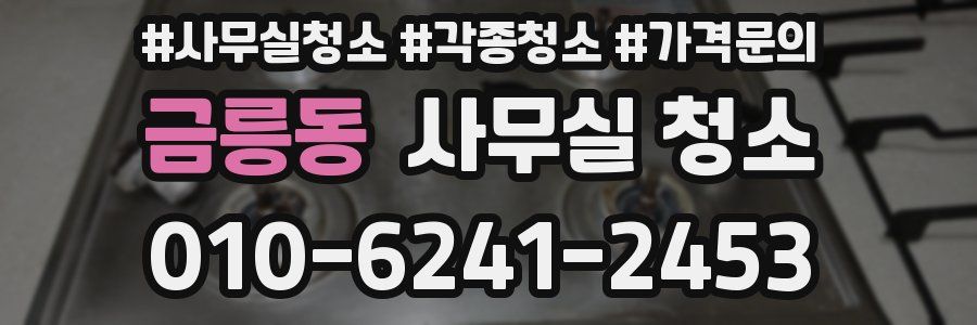 금릉동 사무실 청소