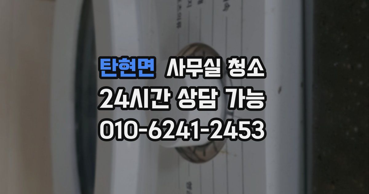 탄현면 사무실 청소