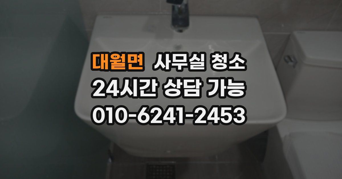 대월면 사무실 청소