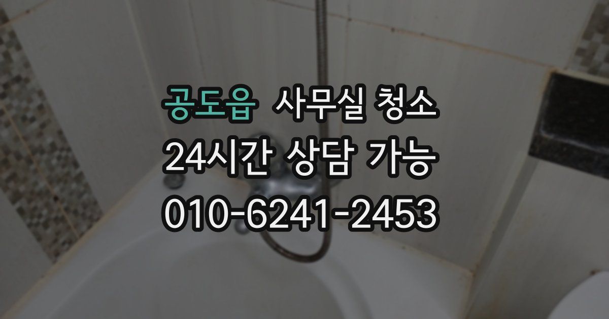 공도읍 사무실 청소