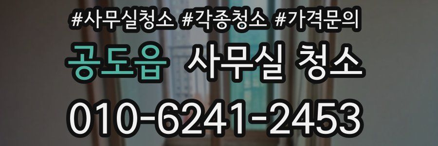 공도읍 사무실 청소