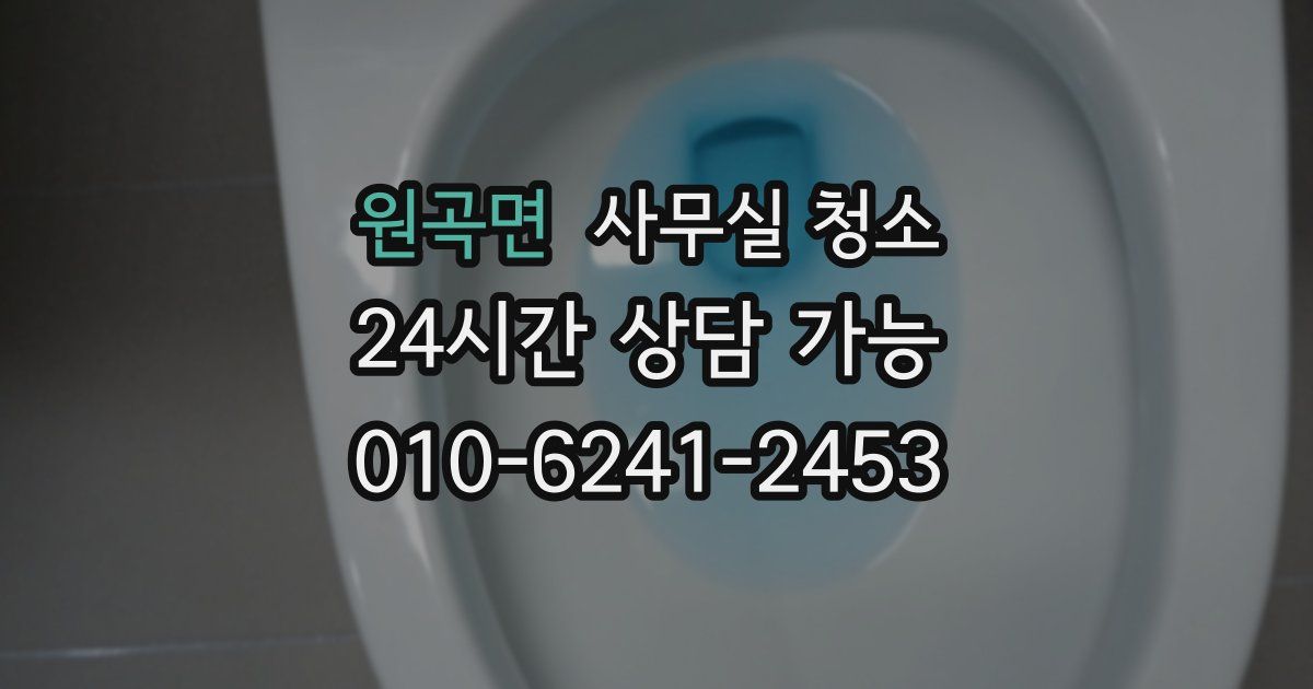 원곡면 사무실 청소