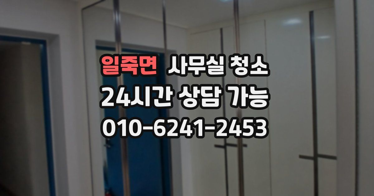 일죽면 사무실 청소