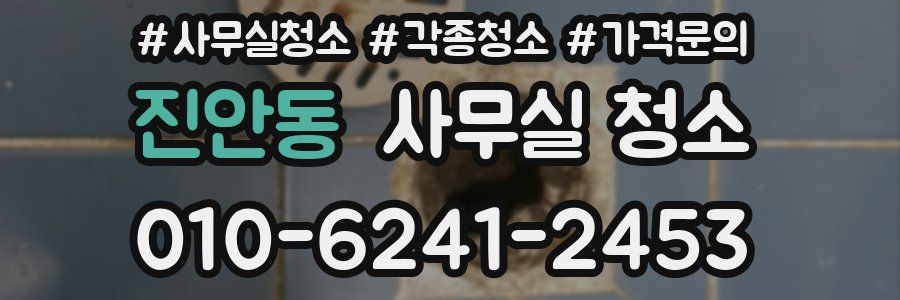 진안동 사무실 청소