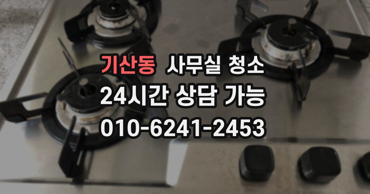 기산동 사무실 청소