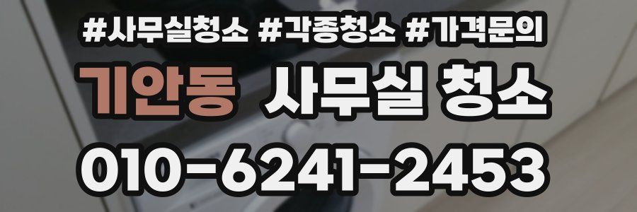 기안동 사무실 청소
