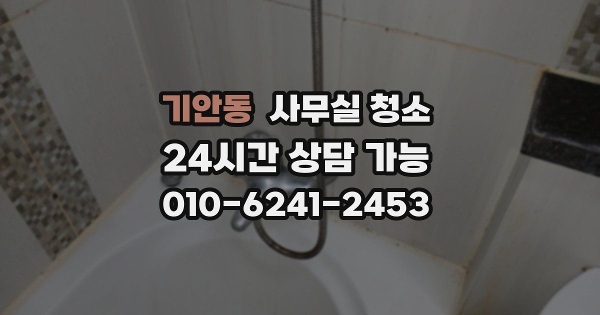 기안동 사무실 청소