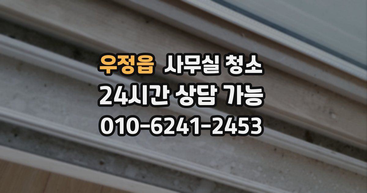 우정읍 사무실 청소