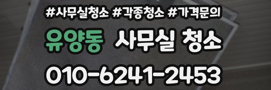유양동 사무실 청소