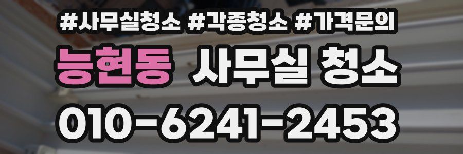 능현동 사무실 청소