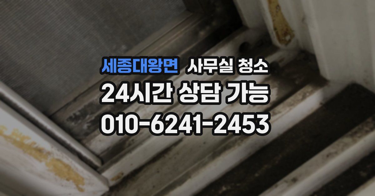 세종대왕면 사무실 청소