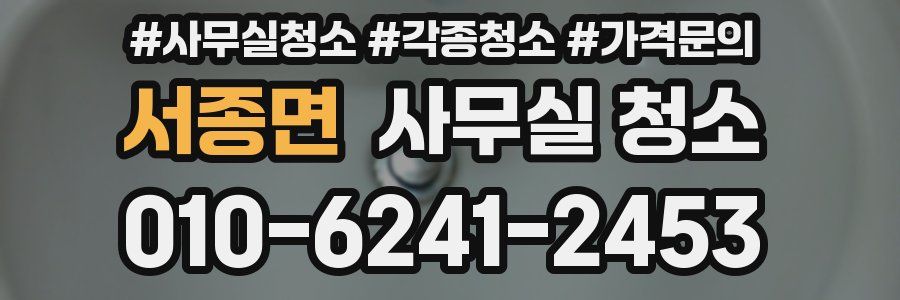 서종면 사무실 청소