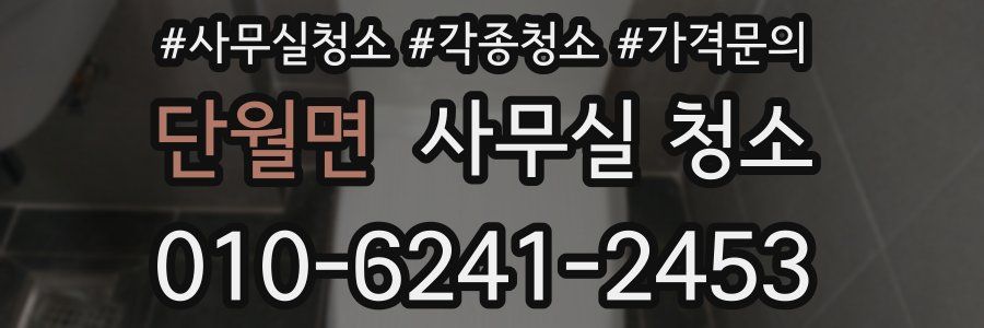 단월면 사무실 청소