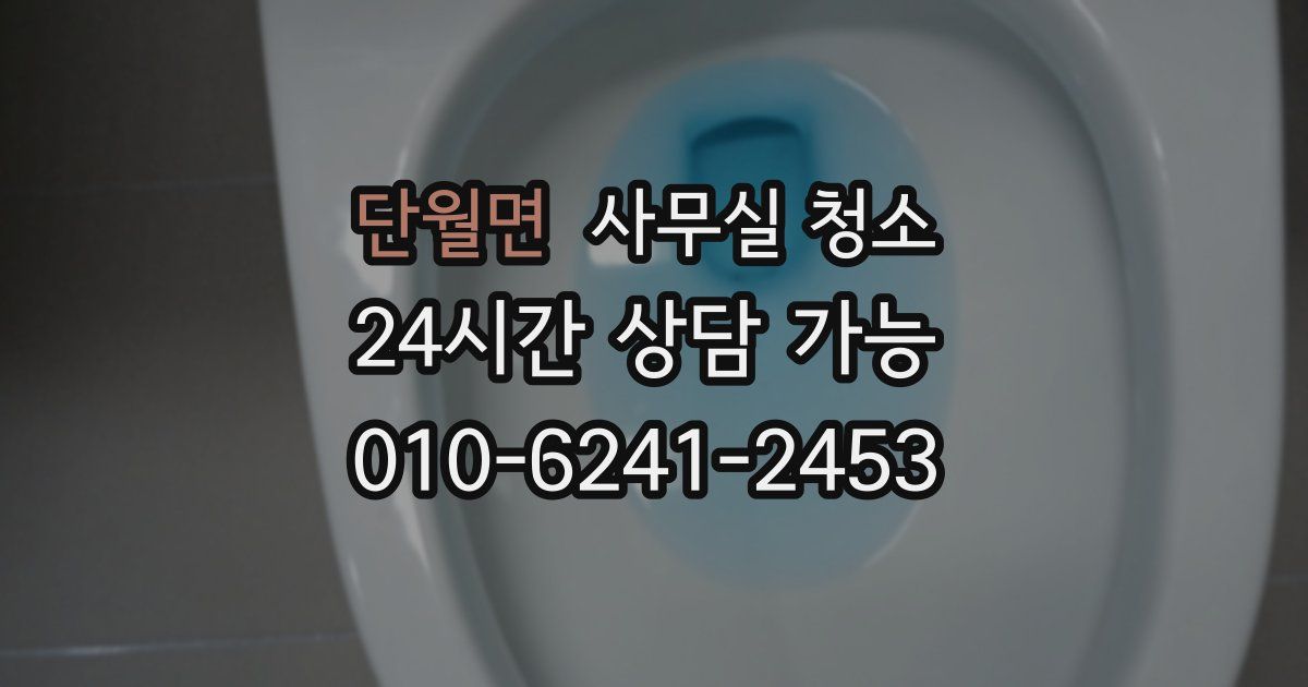 단월면 사무실 청소