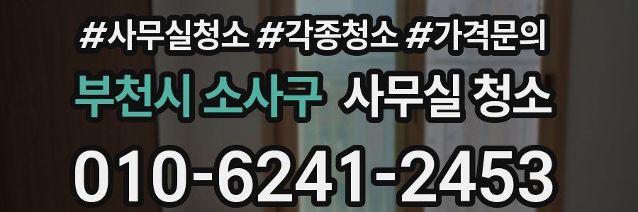 부천시 소사구 사무실 청소