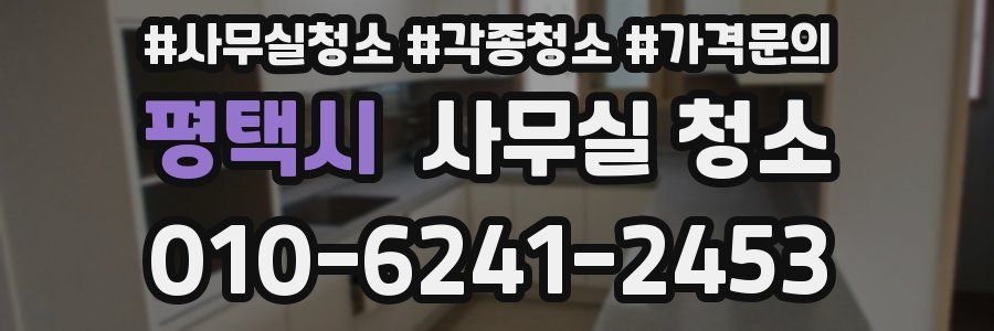 평택시 사무실 청소