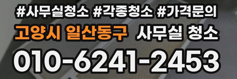 고양시 일산동구 사무실 청소