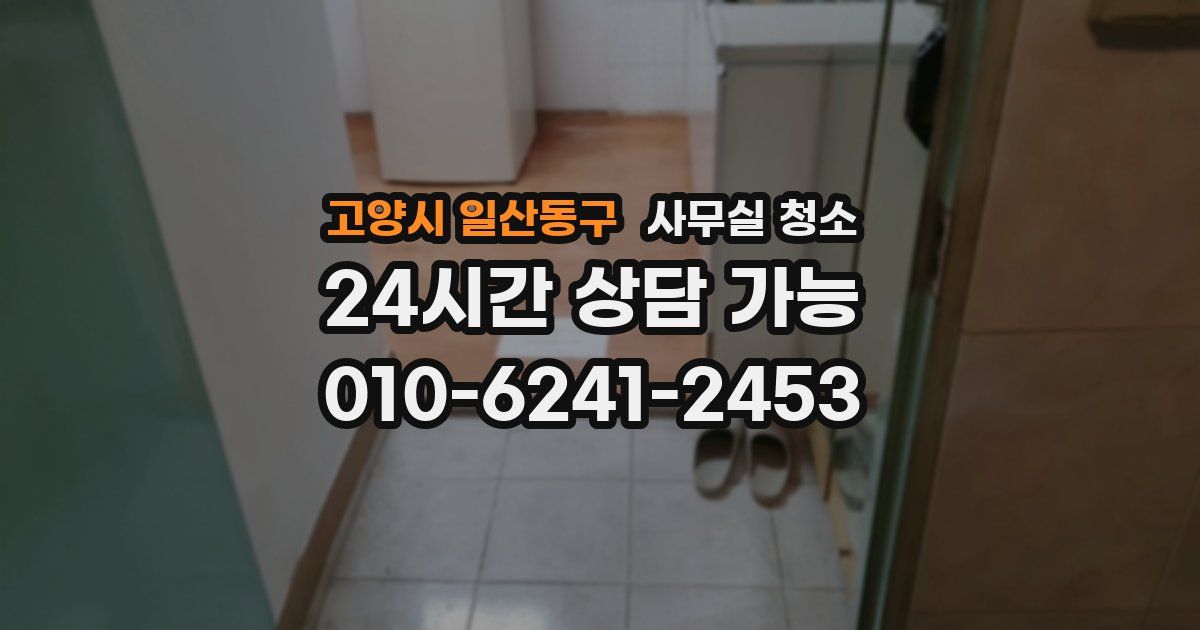 고양시 일산동구 사무실 청소