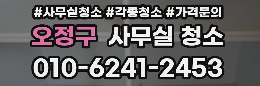 오정구 사무실 청소