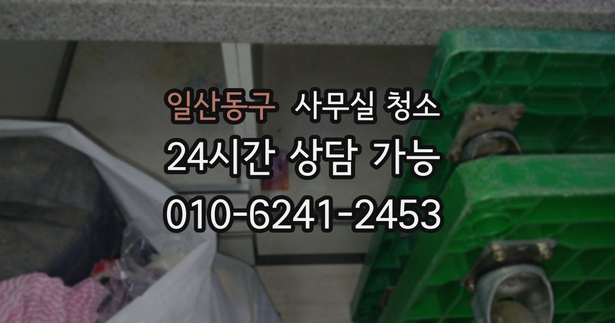 일산동구 사무실 청소