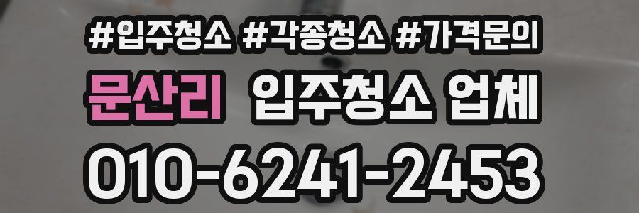 문산리 입주청소 업체