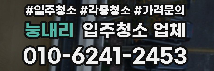 능내리 입주청소 업체