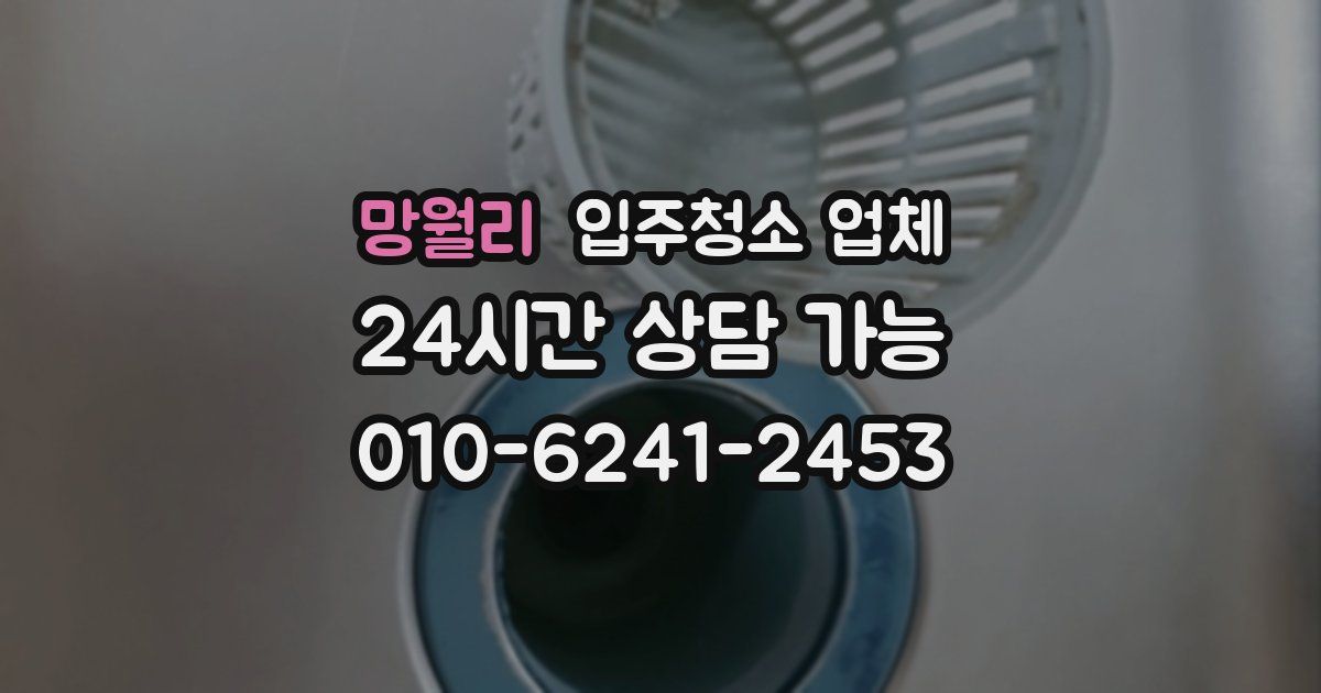 망월리 입주청소 업체