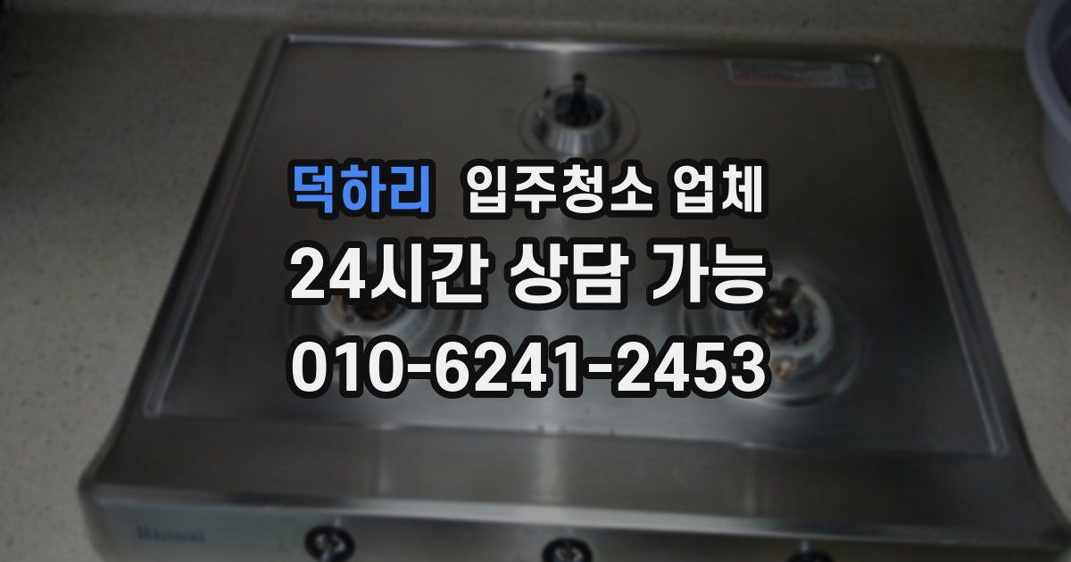 덕하리 입주청소 업체