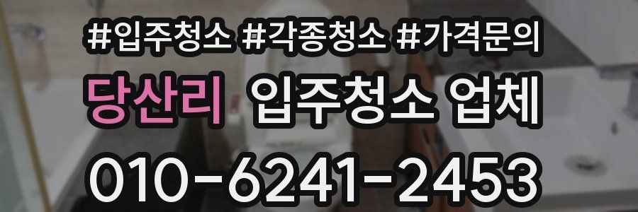 당산리 입주청소 업체