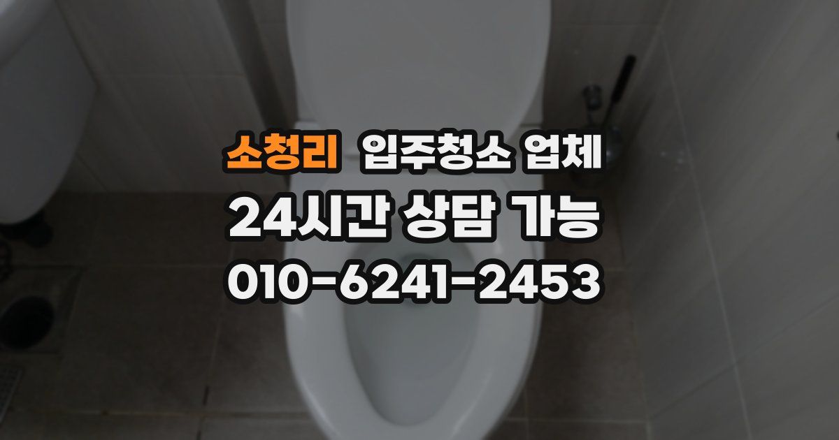 소청리 입주청소 업체