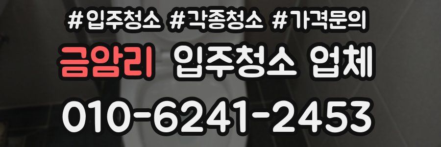 금암리 입주청소 업체