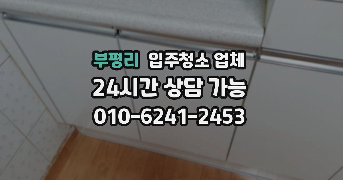 부평리 입주청소 업체